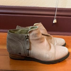 Sorel Major Low Cut tan Ankle Boots